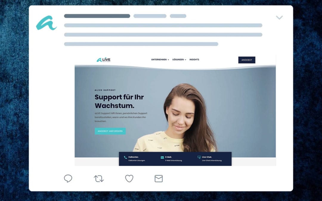 Neue Website von aLIVE Support ist online